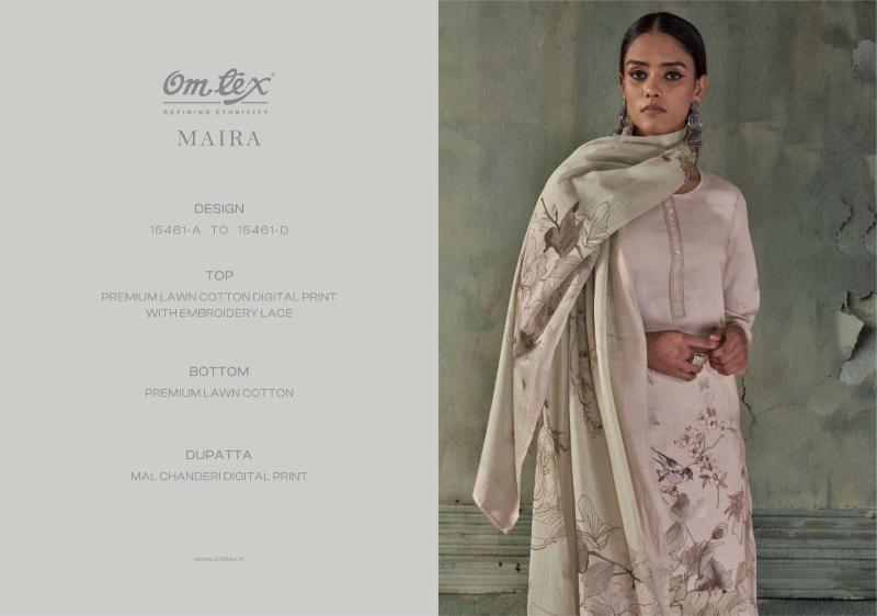 Omtex maira cotton lawn cotton dress material wholesale india